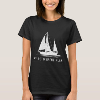 セーリングセーリングボートパパマイリタイアプラン Tシャツ