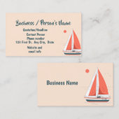 セーリングセーリングボート学校クラスカスタムズ事業 名刺 (正面/裏面)