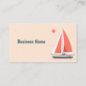 セーリングセーリングボート学校クラスカスタムズ事業 名刺 (裏面)