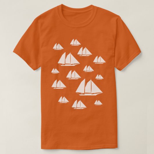 セーリングセーリングボート1 Tシャツ (デザイン正面)