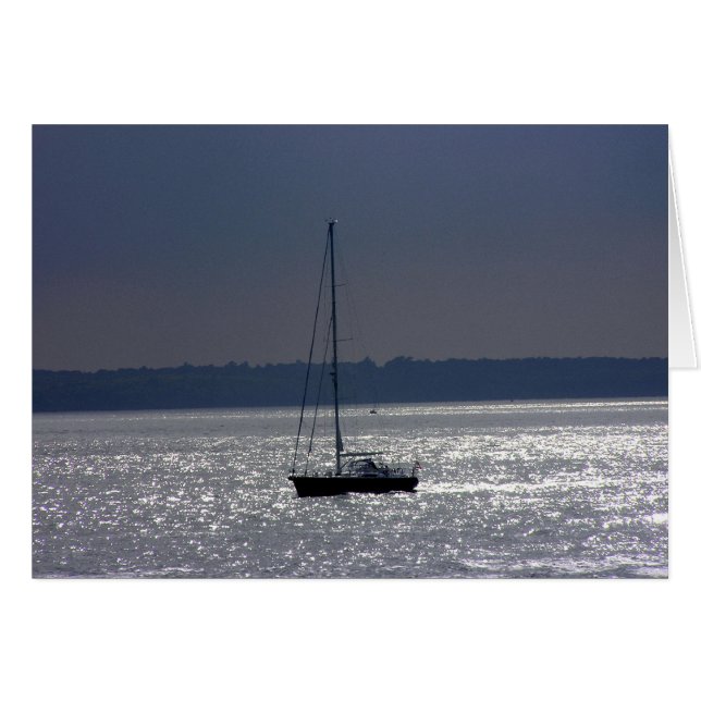 セーリングソロ旅行カード (正面横)