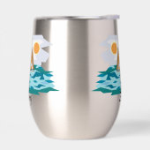 セーリングデザイン熱ワインタンブラー (左面)