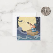 セーリングドリームイラストレーションアート ノートカード (正面/裏面インサイチュ)