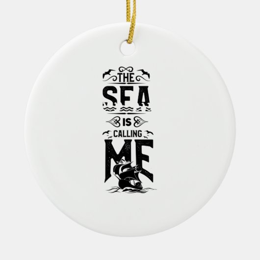 セーリングハートビート セラミックオーナメント (正面)