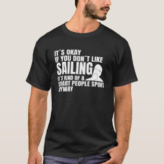 セーリングバケーションセーリング頭が切れるピープルズスポーツサイリン Tシャツ