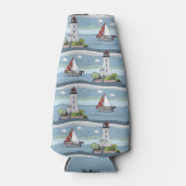 セーリングパターン名前をカスタムする ボトルクーラー (正面)