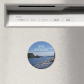 セーリングパナマ土産フォトマグネット マグネット (インサイチュ (食洗機))