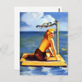 セーリングピンアップ ポストカード (正面/裏面)