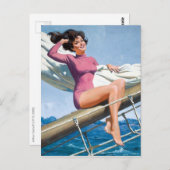 セーリングピンナップ ポストカード (正面/裏面)