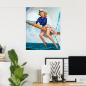 セーリングピン ポスター (ホームオフィス)