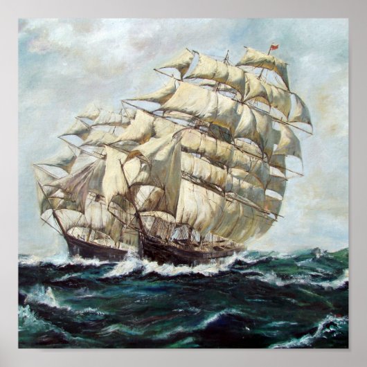 セーリングフリゲイツレース ポスター (正面)