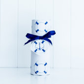 セーリングブルーいかり&ライフリングや輪 航海の ラッピングペーパーシート