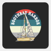 セーリングブーズベイハーバーメインヴィンテージ スクエアシール (正面)