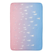 セーリングボートの海 バスマット (正面縦)