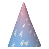 セーリングボートの海 パーティーハット (右)