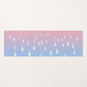 セーリングボートの海 ヨガマット (正面(横))