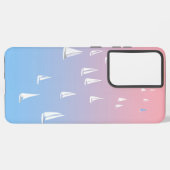 セーリングボートの海 SAMSUNG GALAXYケース (左側面)