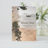 セーリングボートフラワーズビーチリハーサルディナー 招待状 (スタンド正面)