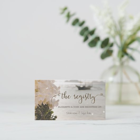 セーリングボートフラワーズビーチレジストリエンクロス エンクロージャーカード (スタンド正面)