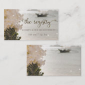 セーリングボートフラワーズビーチレジストリエンクロス エンクロージャーカード (正面/裏面)