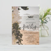 セーリングボートフラワーズビーチ婚約 招待状 (スタンド正面)