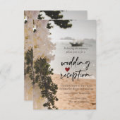 セーリングボートフラワーズビーチ披露宴 招待状 (正面/裏面)