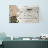 セーリングボートフラワーズビーチ結婚式バナー 横断幕 (トレードショー)