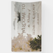 セーリングボートフラワーズビーチ結婚式バナー 横断幕 (縦)