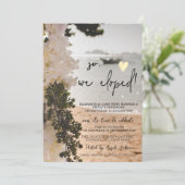 セーリングボートフラワーズビーチ結婚式駆け落ち 招待状 (スタンド正面)