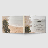 セーリングボートフラワーズビーチ結婚式 ゲストブック (全面)