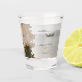 セーリングボートフラワーズビーチ結婚式 ショットグラス