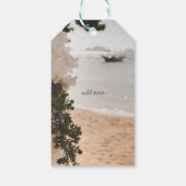 セーリングボートフラワーズビーチ ギフトタグ (裏面)