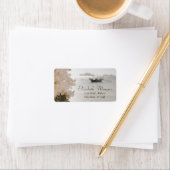 セーリングボートフラワーズビーチ ラベル (インサイチュ)