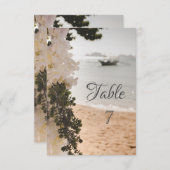 セーリングボートフラワーズビーチ 招待状 (正面/裏面)