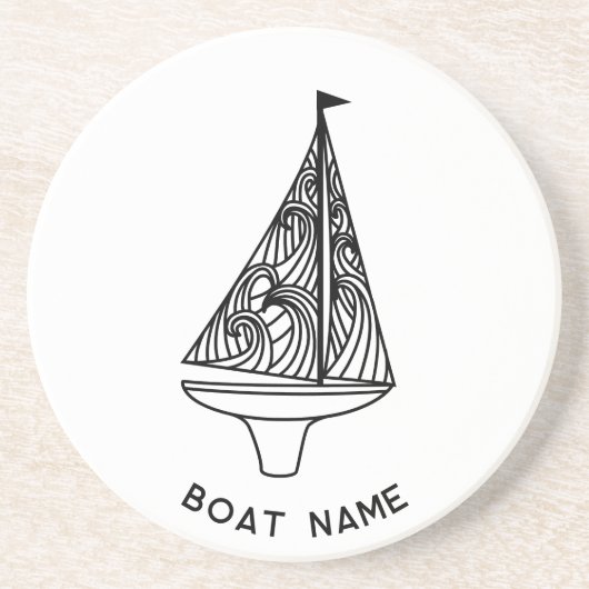 セーリングボート名 コースター (正面)