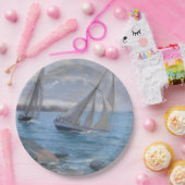 セーリングボート川 ペーパープレート (パーティー)