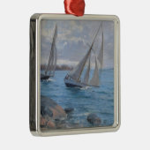 セーリングボート川 メタルオーナメント (右)