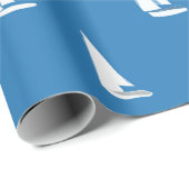 セーリングボート深いブルーシー – レガッタセーリングボート ラッピングペーパー (ロールコーナー)