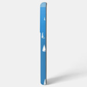 セーリングボート深いブルーシー – レガッタセーリングボート SAMSUNG GALAXYケース (裏面横)