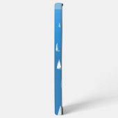 セーリングボート深いブルーシー – レガッタセーリングボート SAMSUNG GALAXYケース (左側面)