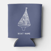 セーリングボート航海の名 缶クーラー (正面)