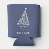 セーリングボート航海の名 缶クーラー (裏面)