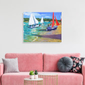 セーリングボート キャンバスプリント (インサイチュ (リビング))