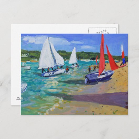 セーリングボート ポストカード (正面/裏面)