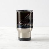 セーリングボート – 抽象芸術写真 トラベルマグ (中央)