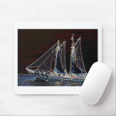 セーリングボート – 抽象芸術写真 マウスパッド (マウス)
