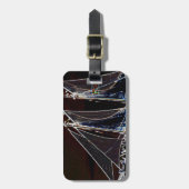セーリングボート – 抽象芸術写真 ラゲッジタグ (正面縦)