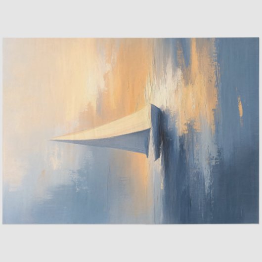 セーリングボートinサンセットデコページ 薄葉紙 (正面)