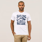 セーリングヨットアンド魚釣りクラブ Tシャツ (正面フル)
