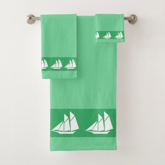 セーリングヨットオングリーン バスタオルセット (インサイチュ)